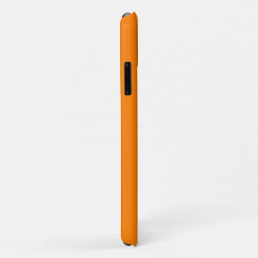 Oranje lintgegraven hart Case-Mate iPhone case (Achterkant/rechts)