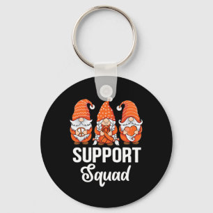 Oranje lintkabouters ondersteunen overlevende leuk sleutelhanger