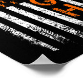 Oranje lintteken - Leukemie Bewustzijn Poster (Hoek)