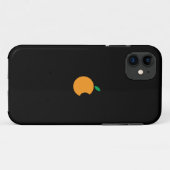 oranje logo iPhone hoesje (Achterkant (horizontaal))