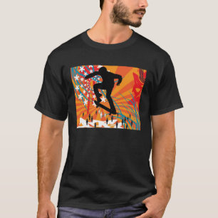 Oranje luchtruim t-shirt