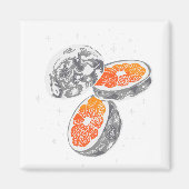 Oranje maan magneet (Voorkant)