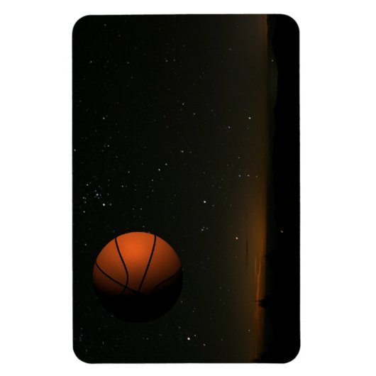 Oranje maan magneet (Verticaal)