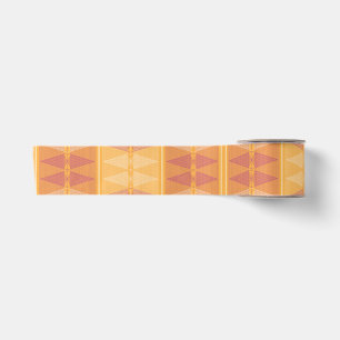 Oranje & Magenta Geometrisch Op Art Patroon — Herh Lint