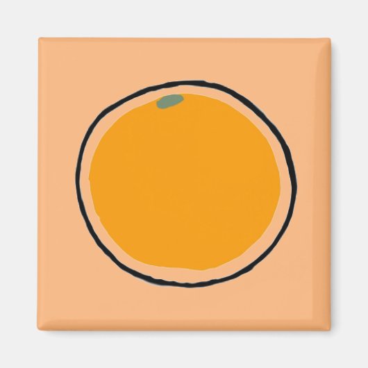 Oranje Magneet (Voorkant)