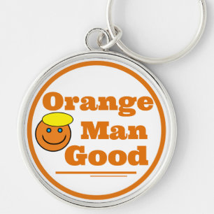ORANJE MAN GOOD SLEUTELHANGER