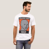 Oranje Man Slecht T-shirt (Voorkant volledig)
