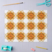 Oranje Mandala Decoupage Tissuepapier (Craft)