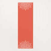 Oranje Mandala Yoga Mat (Achterkant)