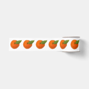 Oranje mandarijn met grosgrain lint