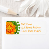 Oranje Marigold Mailing Label (Insitu)