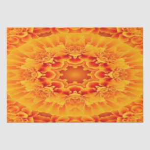 Oranje Marigold Mandala Tissuepapier