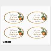 Oranje Marmalade Jelly Label  (Vel)