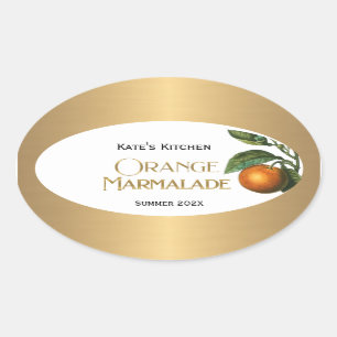 Oranje Marmalade Jelly Label 