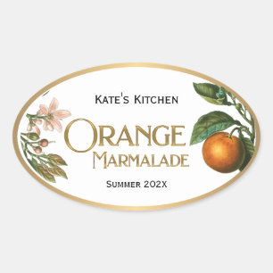 Oranje Marmalade Jelly Label 