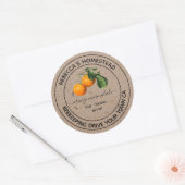 Oranje Marmalade Kraft Paper Canning Jar Labels (Envelop)