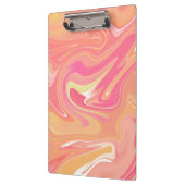 Oranje marmer-klembord klembord (Links)