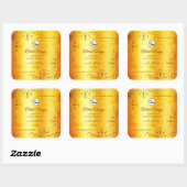  Oranje marmer  Product Labels Logo (Vel)