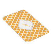 Oranje Marokkaans Patroon met Monogram Magneten (Rechterzijde)