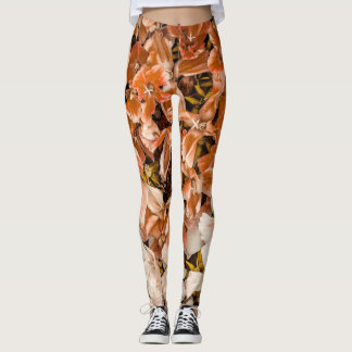 Oranje Mess Leggings