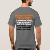 Oranje middelbare school 2011-2012 t-shirt (Achterkant)