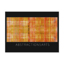 Oranje modern Briefkaart