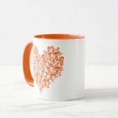 Oranje Mok schedel (Voorkant links)