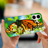 Oranje monarch vlinder foto stijlvol modern vet