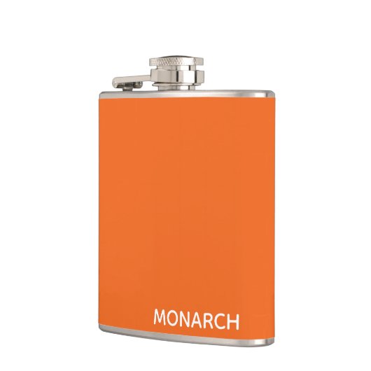 Oranje monboogvlinder heupfles (Links)