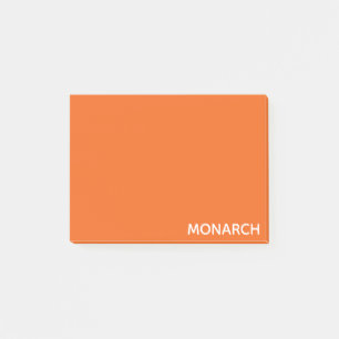 Oranje monboogvlinder post-it® notes