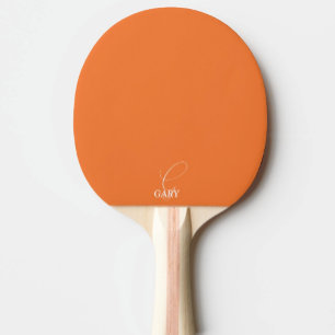 Oranje monogrammed Ping Pong Paddle Tafeltennisbatje