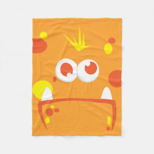 Oranje monster Fleece Blanket