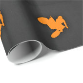 Oranje Motocross Cadeaupapier (Rol Hoek)