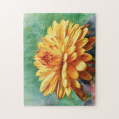 Oranje Mum Bloem Herfst Herfst Kleuren Puzzel (Verticaal)