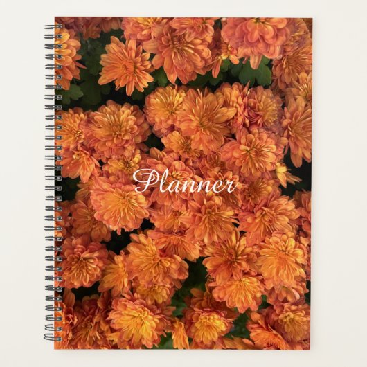Oranje Mums Planner (Voorkant)