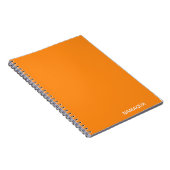 Oranje naam Namaqua Notitieboek (Rechterzijde)