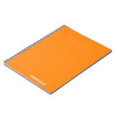 Oranje naam Namaqua Notitieboek (Linkerzijde)