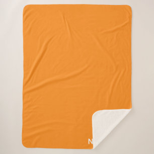 Oranje naam Namaqua Sherpa Deken