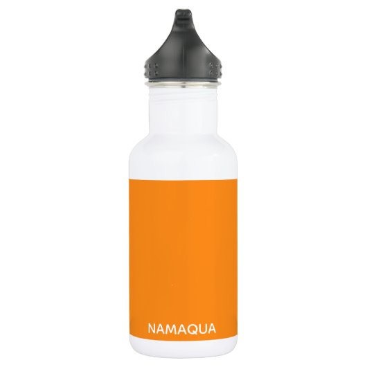 Oranje naam Namaqua Waterfles (Rechts)