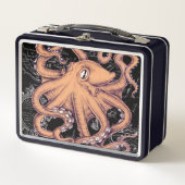 Oranje octopus Tentacles inkt (Voorkant)