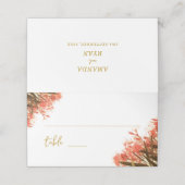 Oranje Oleander Flower Wedding (Buitenkant ongevouwen)