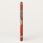 oranje op fietswielen Case-Mate iPhone case (Achterkant/links)