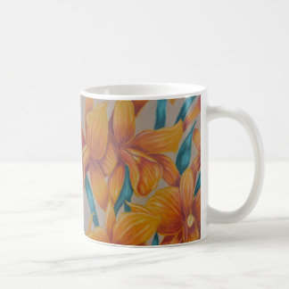 Oranje orchidee mok