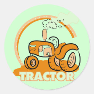 Oranje overhemden en geschenken ronde sticker