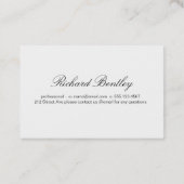 Oranje overlapping visitekaartje (Achterkant)