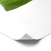 Oranje Paars orchidee ventiel - Poster (Hoek)