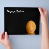 Oranje paasei flyer (Hand)