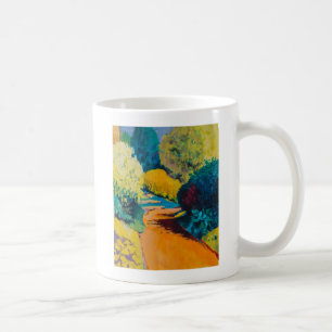 Oranje pad koffiemok