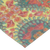 oranje paddenstoeltje tafelkleed (Gekanteld)