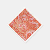Oranje Paisley Servetten (Hoek)